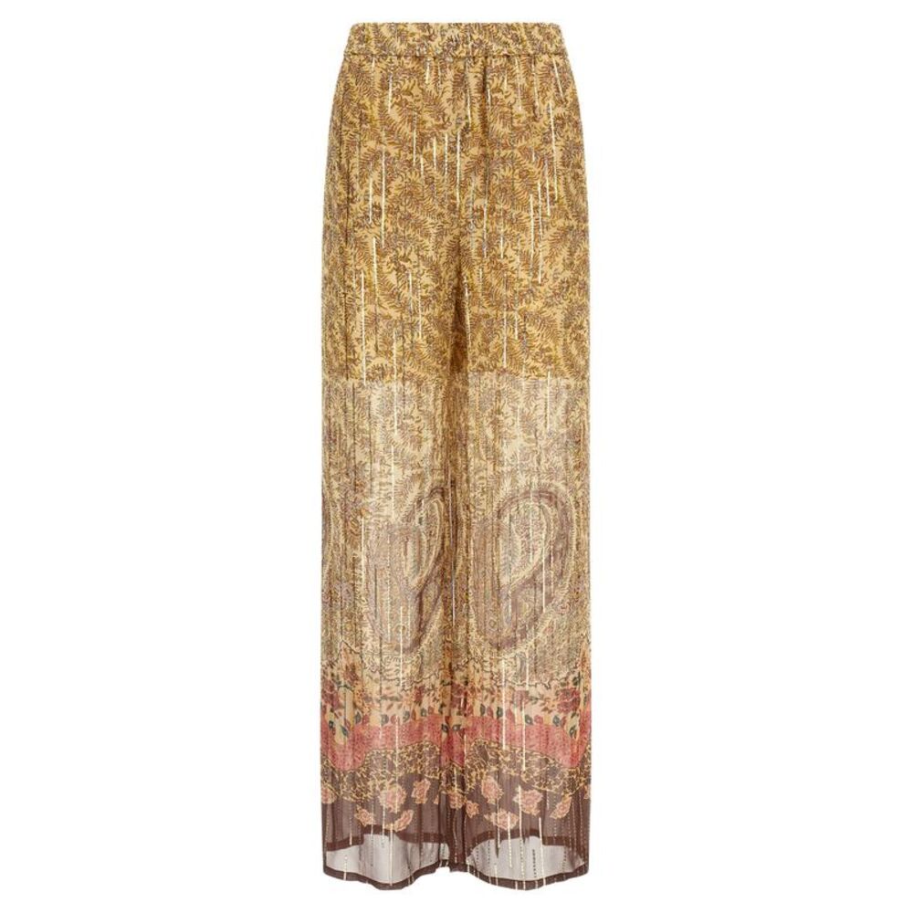 Valentino Garavani Multicolor Silk Casual Women's Pants